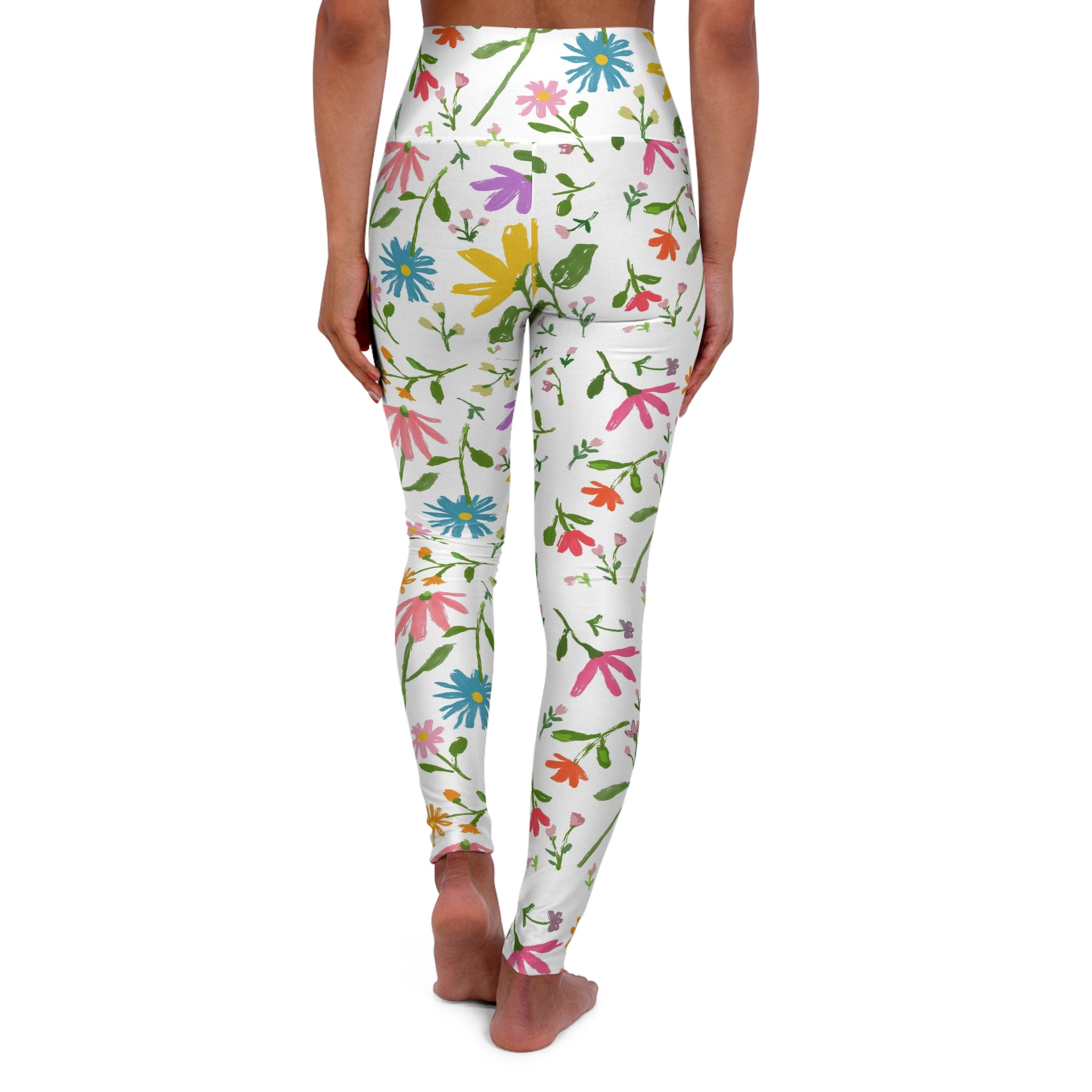 High Waisted Yoga Leggings (AOP)