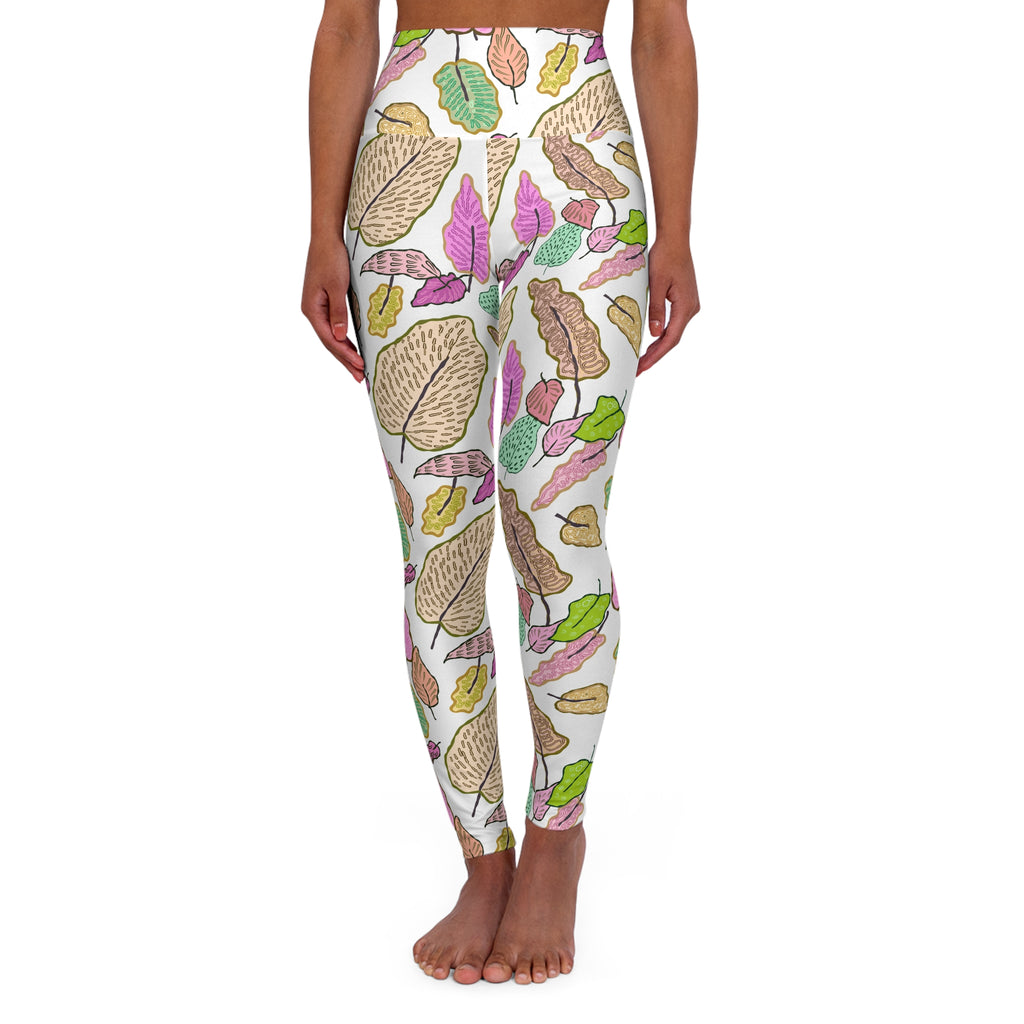 High Waisted Yoga Leggings (AOP)