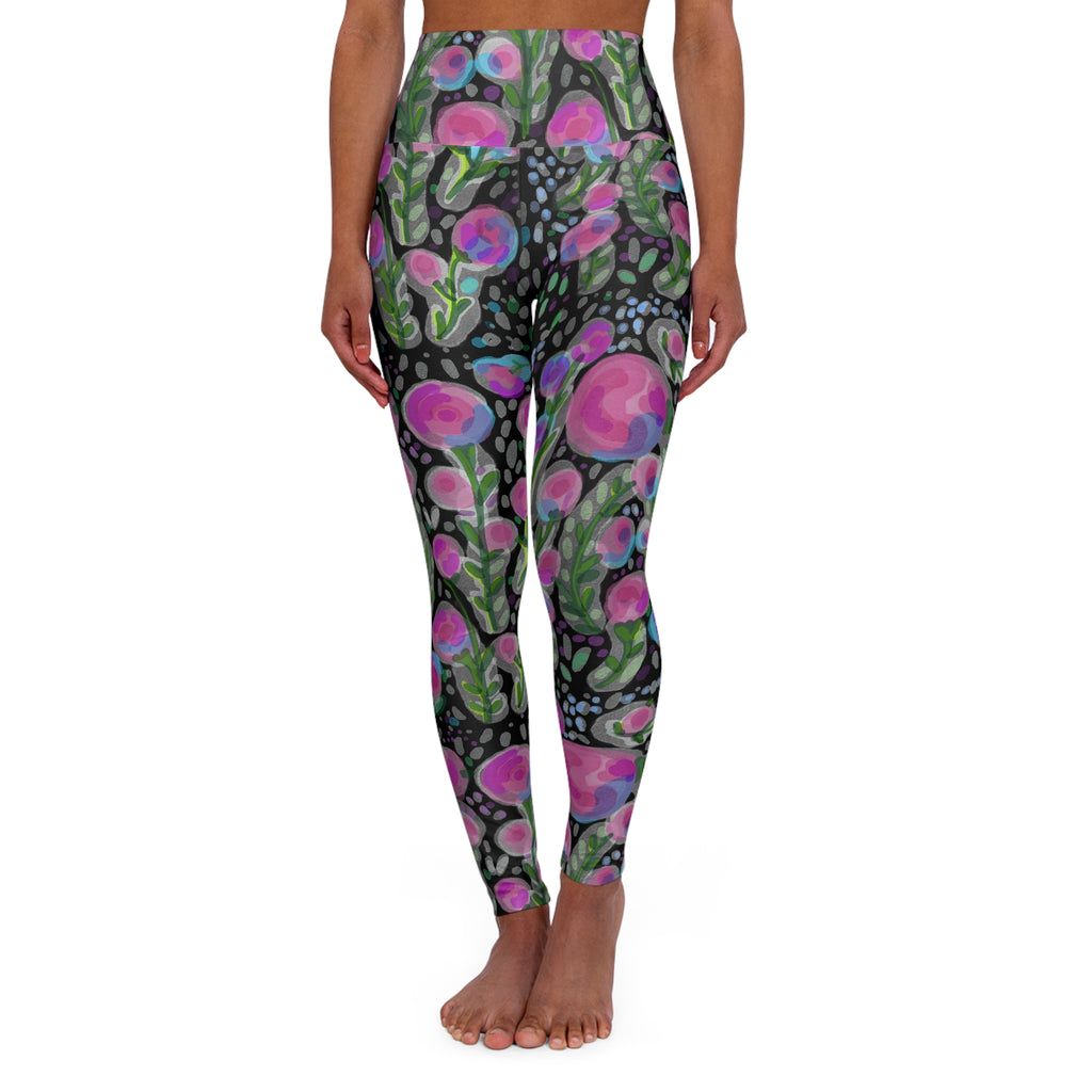 High Waisted Yoga Leggings (AOP)