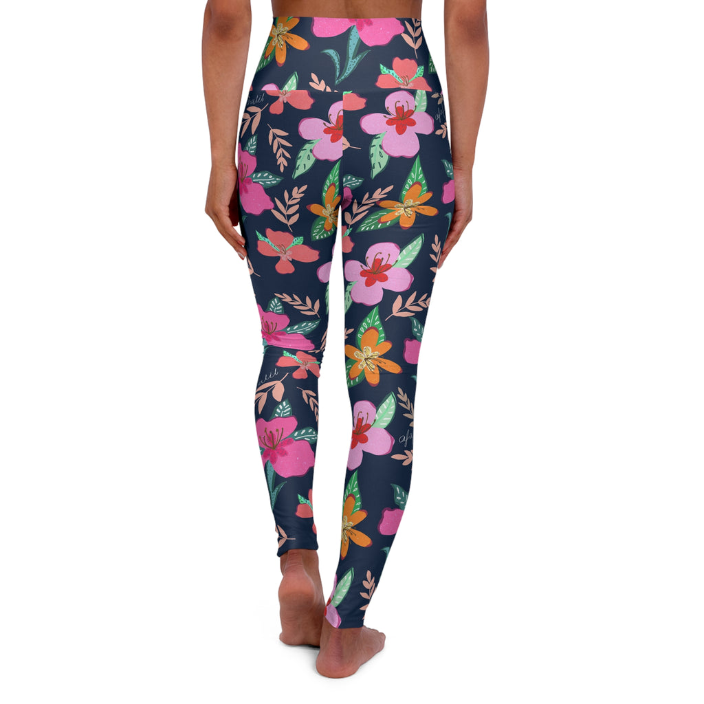 High Waisted Yoga Leggings (AOP)