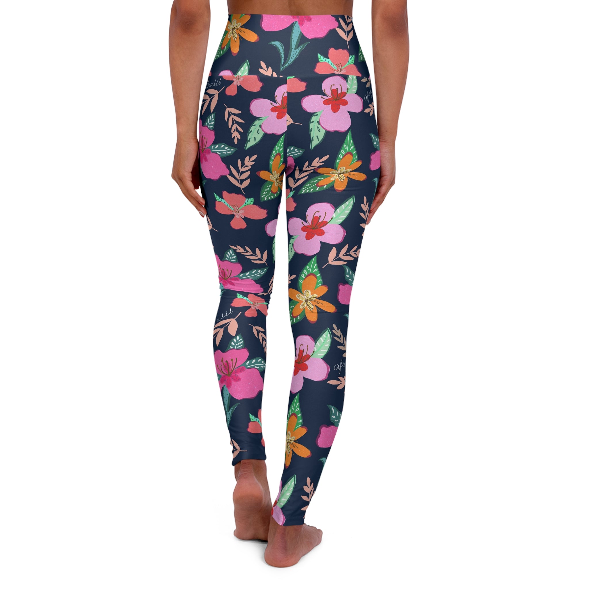 High Waisted Yoga Leggings (AOP)