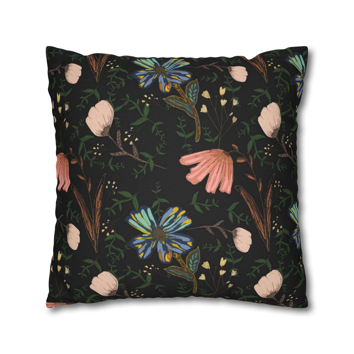 Spun Polyester Square Pillowcase