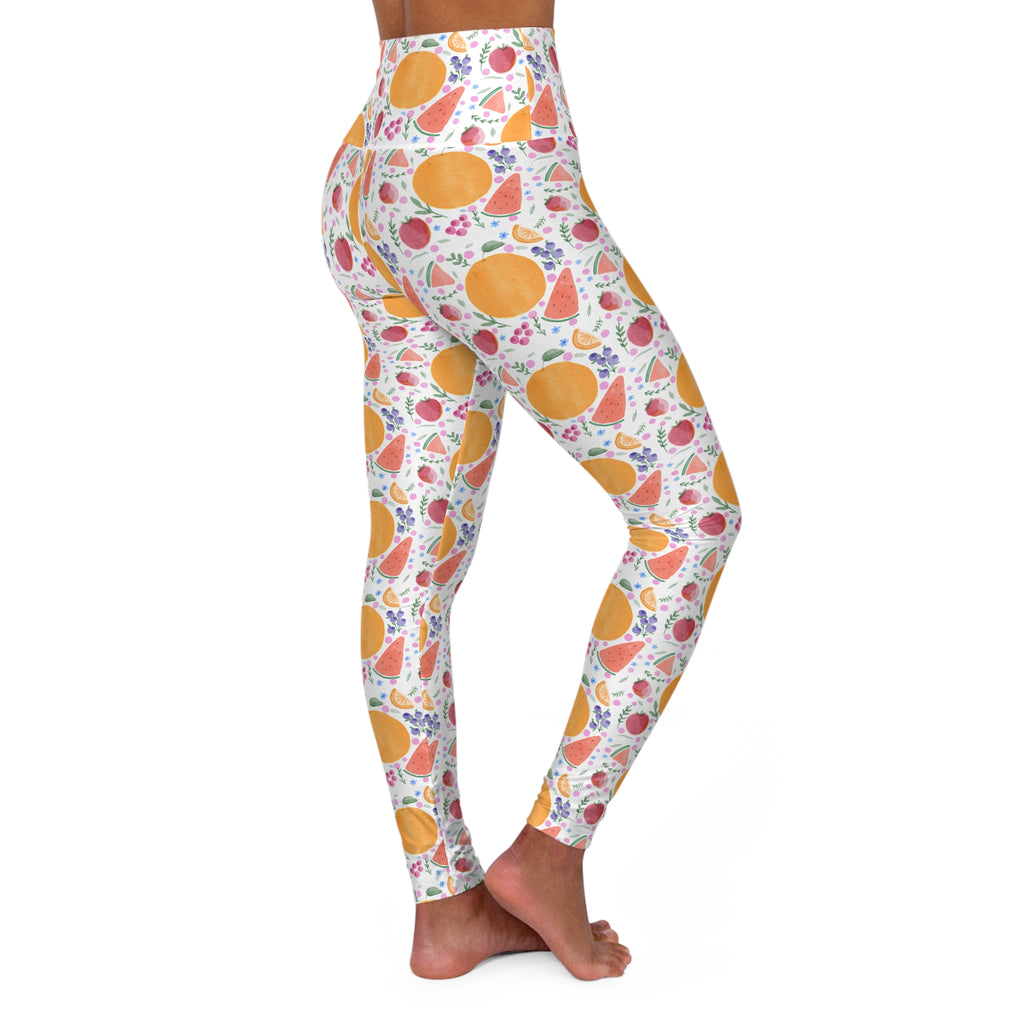 High Waisted Yoga Leggings (AOP)