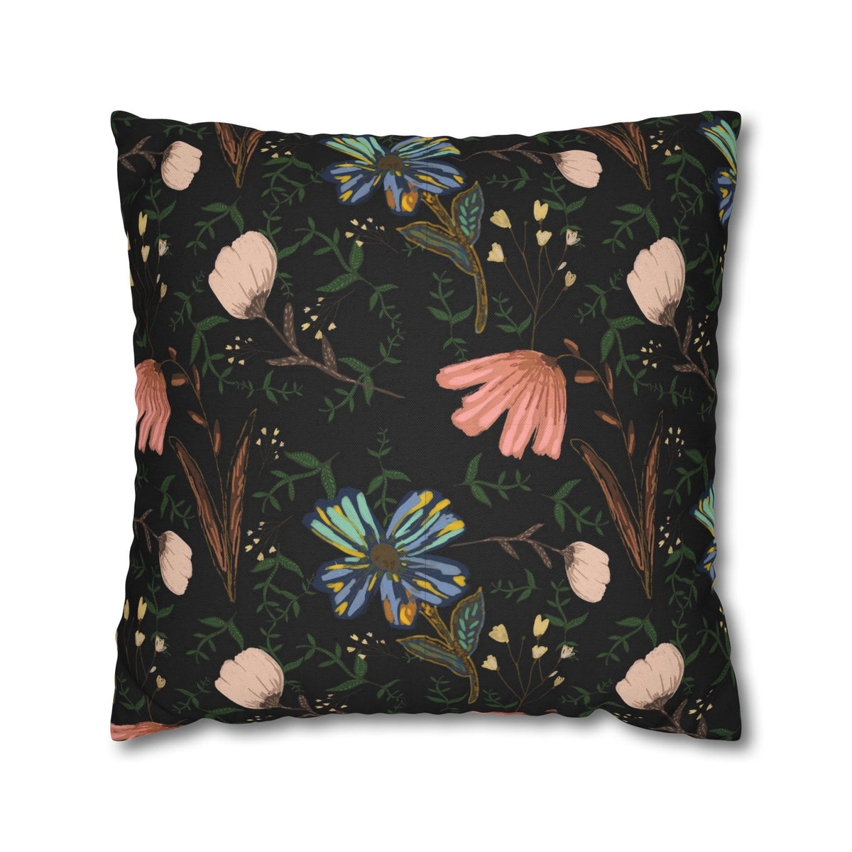 Spun Polyester Square Pillowcase
