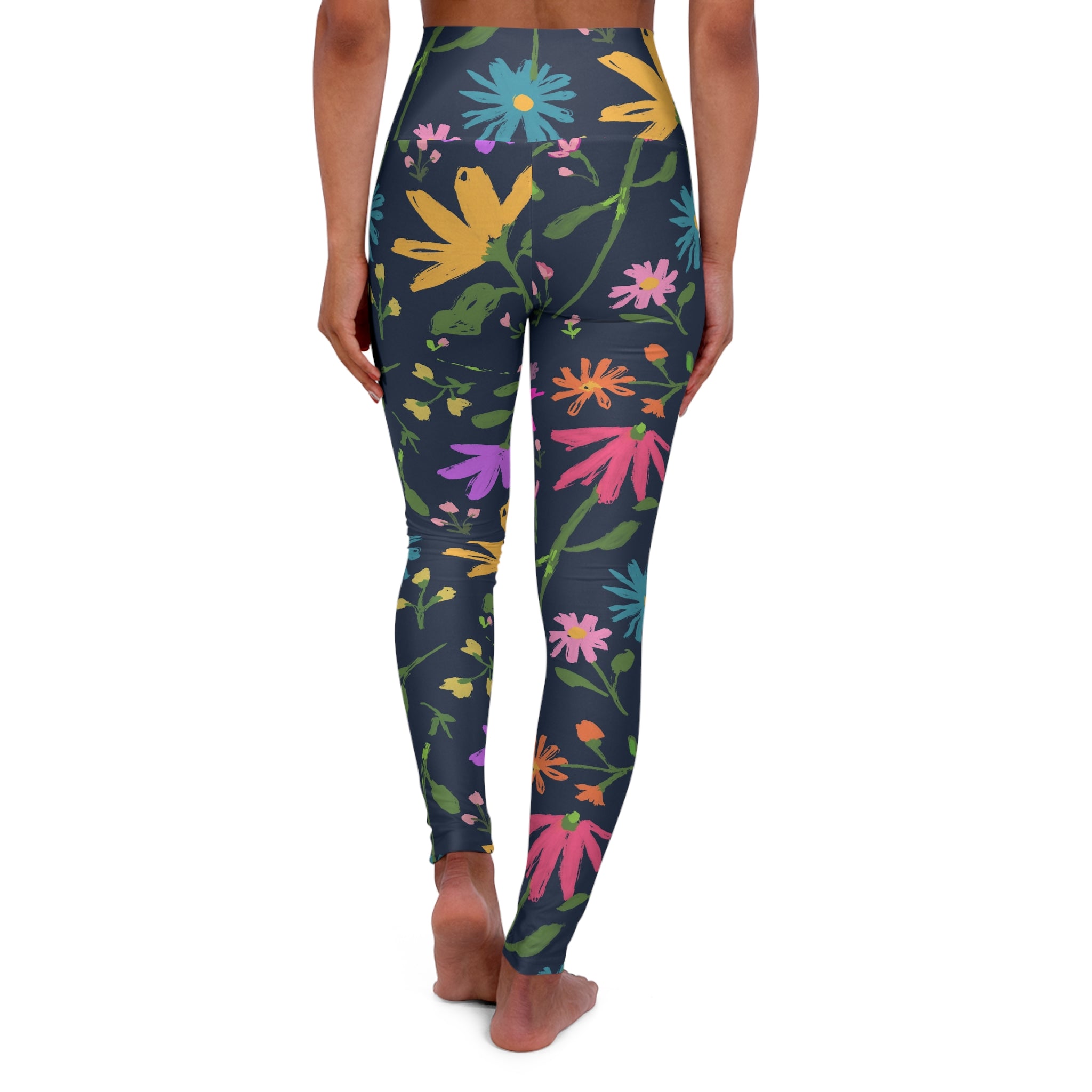 High Waisted Yoga Leggings (AOP)