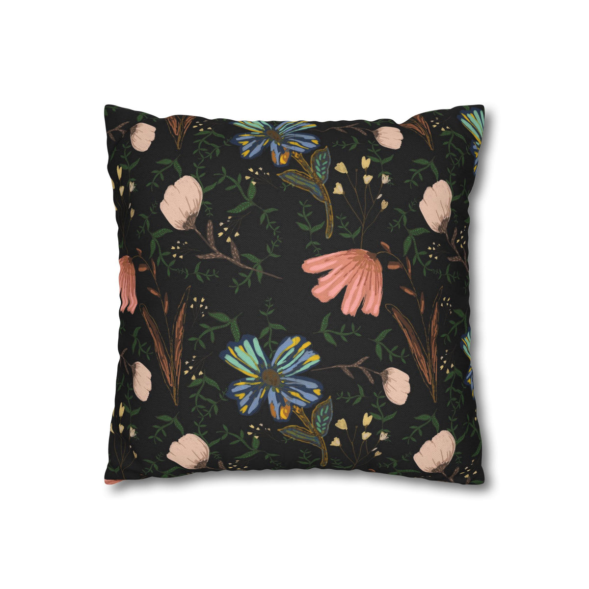 Spun Polyester Square Pillowcase