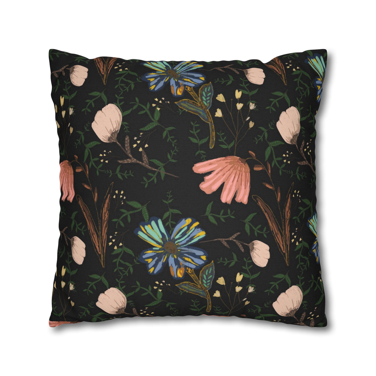 Spun Polyester Square Pillowcase