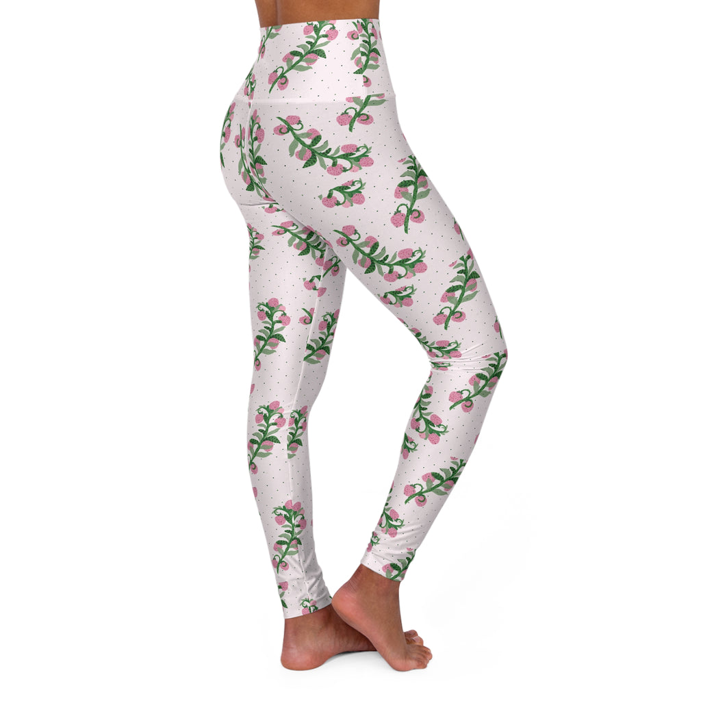 High Waisted Yoga Leggings (AOP)