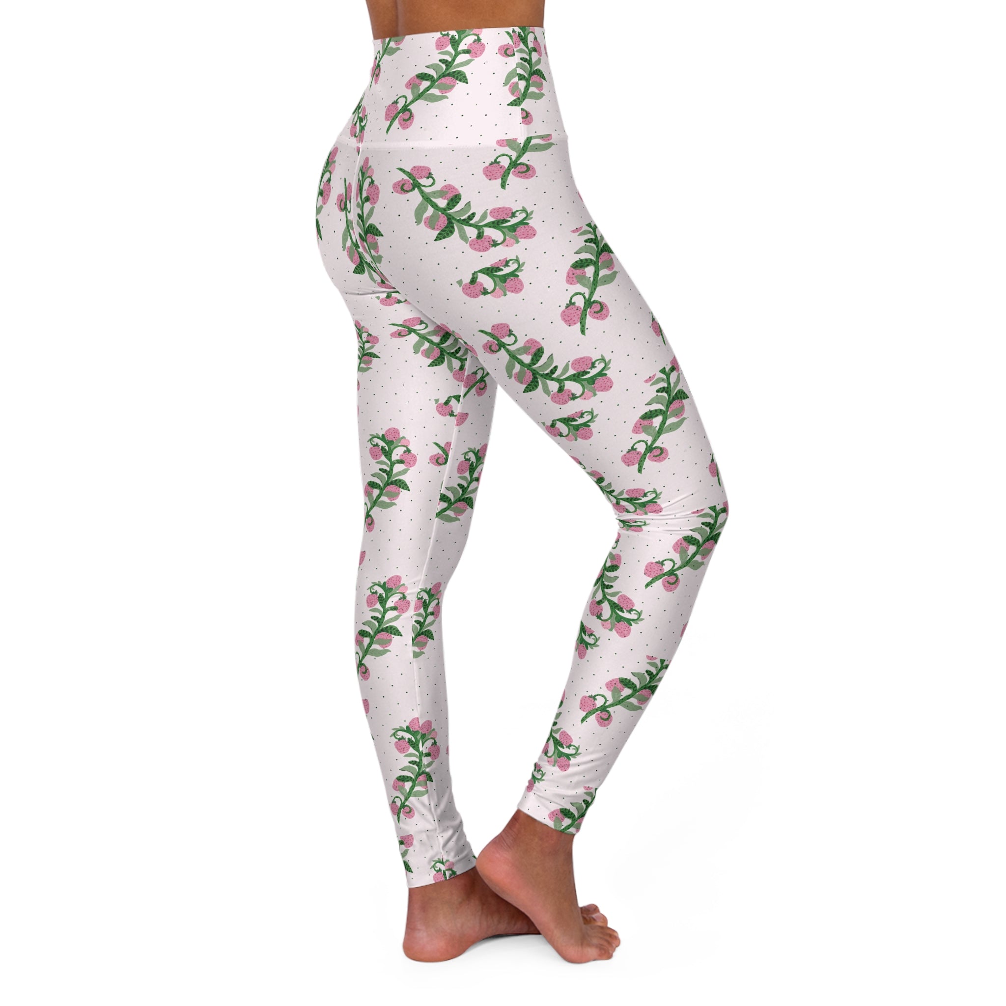 High Waisted Yoga Leggings (AOP)