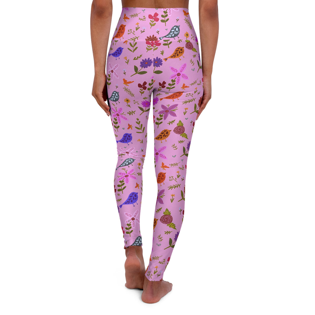 High Waisted Yoga Leggings (AOP)