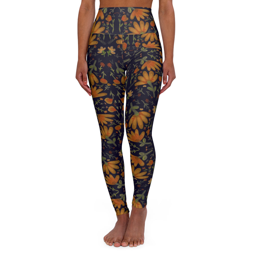 High Waisted Yoga Leggings (AOP)