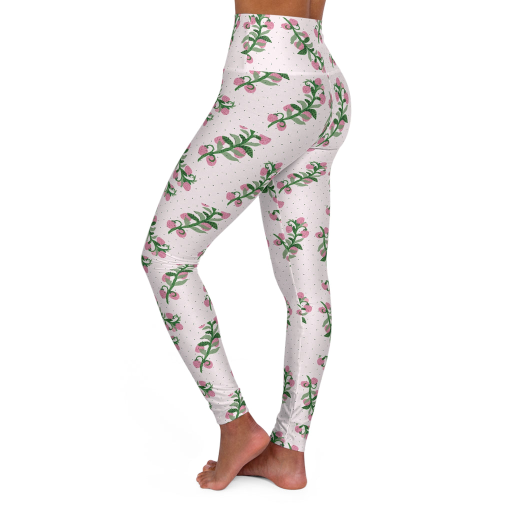 High Waisted Yoga Leggings (AOP)