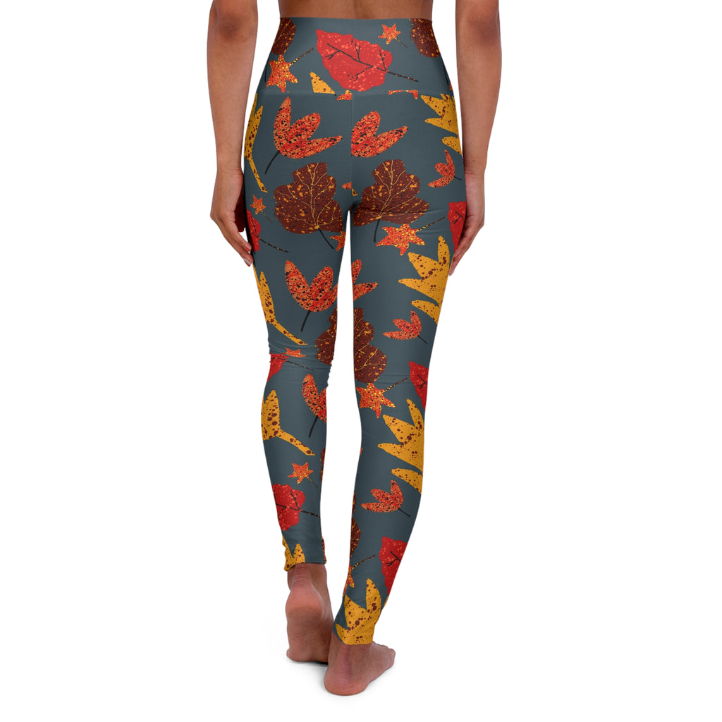 High Waisted Yoga Leggings (AOP)