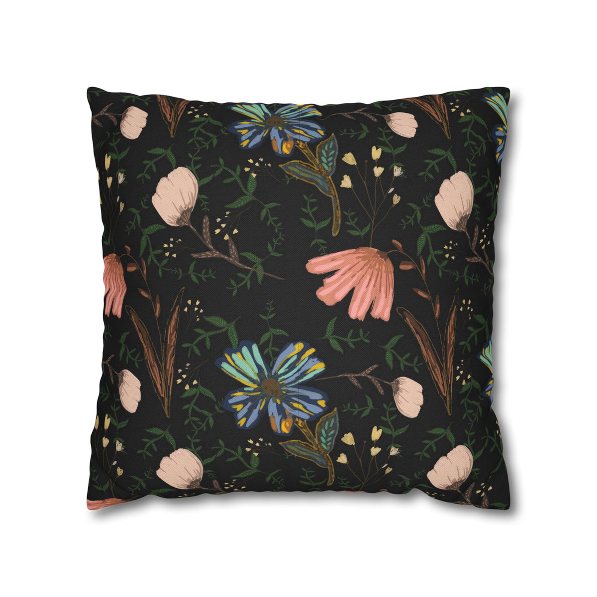 Spun Polyester Square Pillowcase