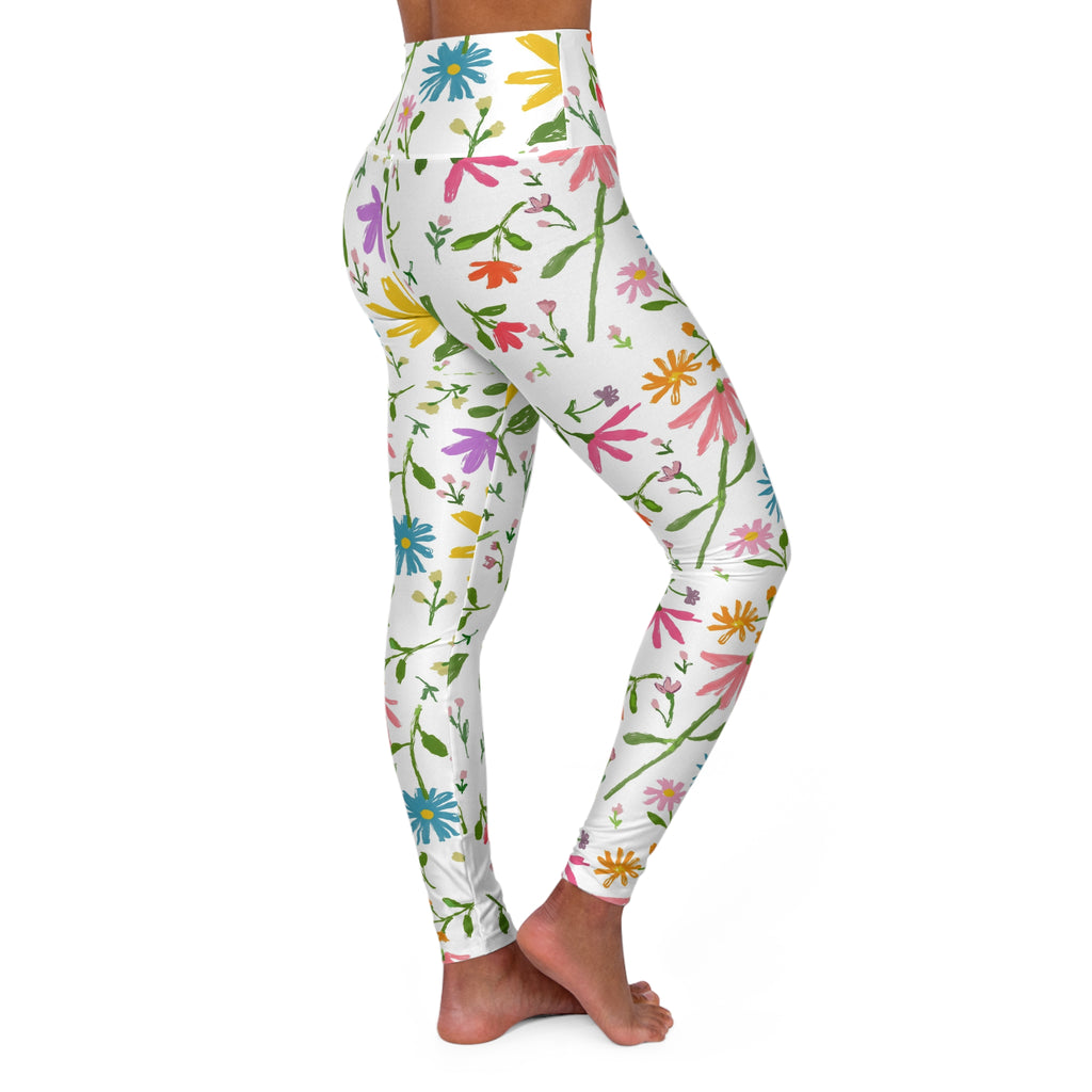 High Waisted Yoga Leggings (AOP)