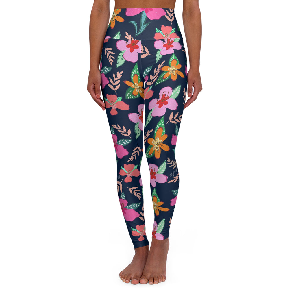 High Waisted Yoga Leggings (AOP)