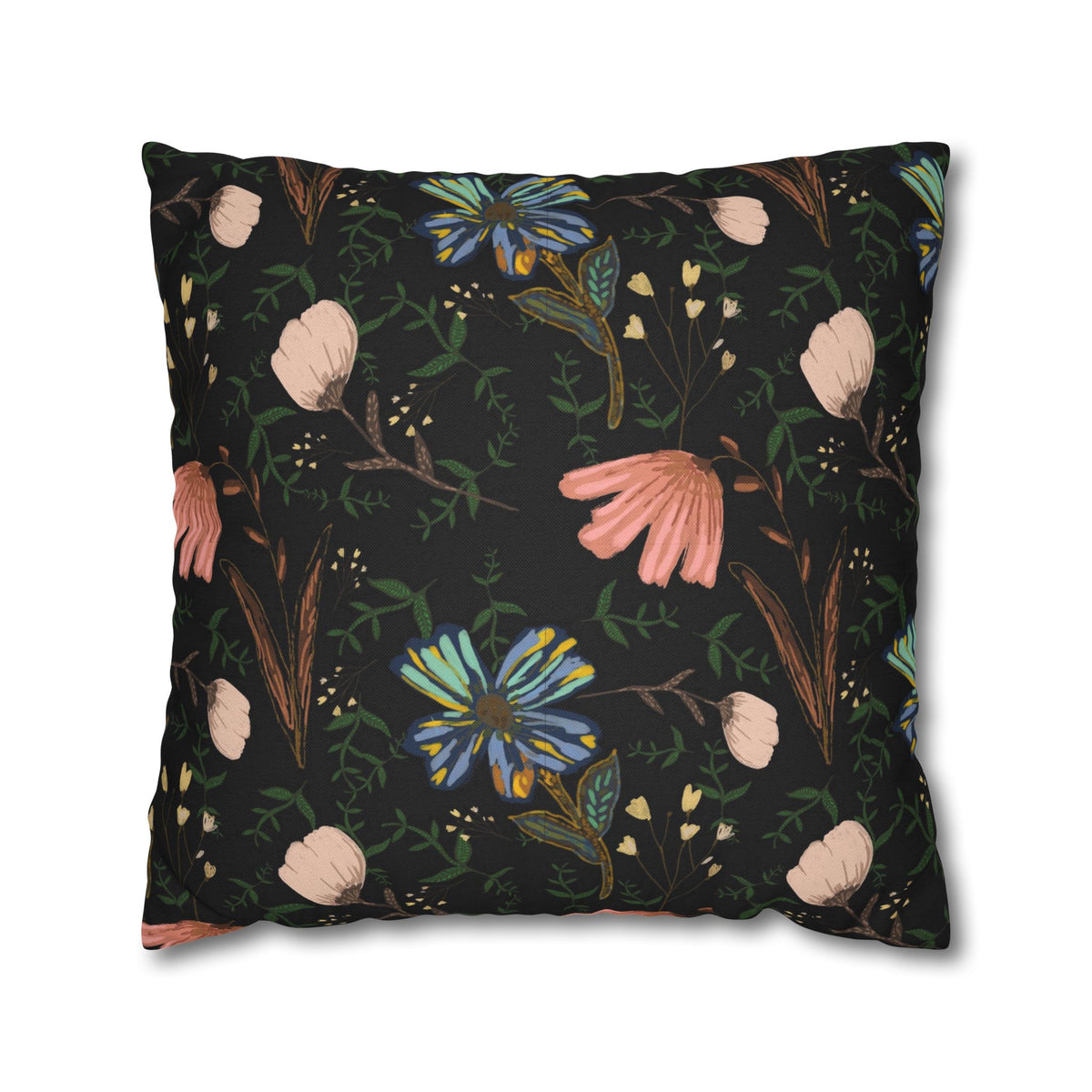 Spun Polyester Square Pillowcase