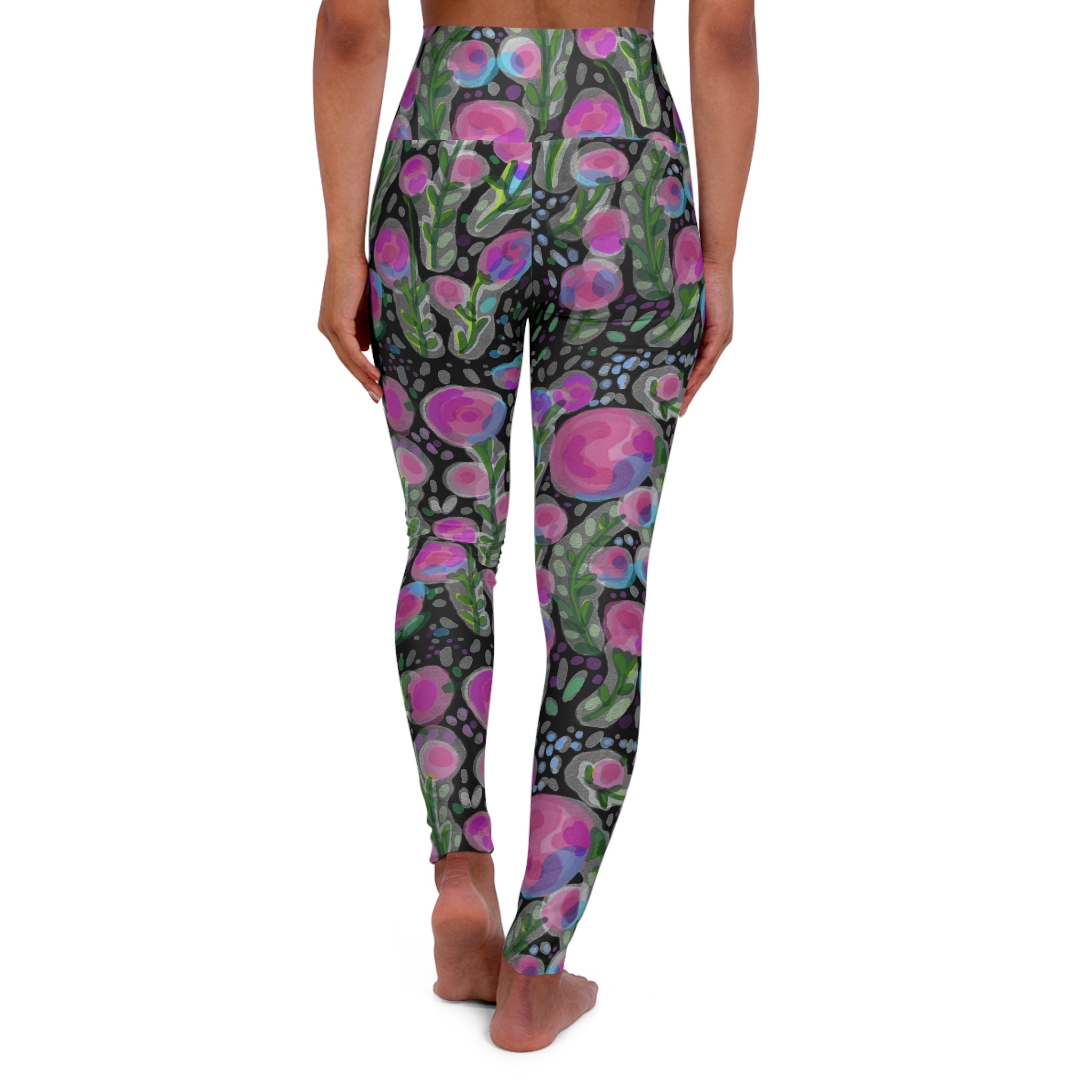 High Waisted Yoga Leggings (AOP)