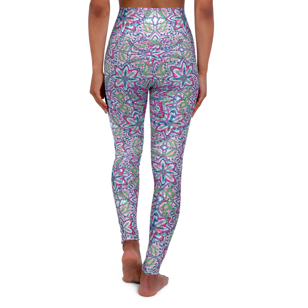 High Waisted Yoga Leggings (AOP)