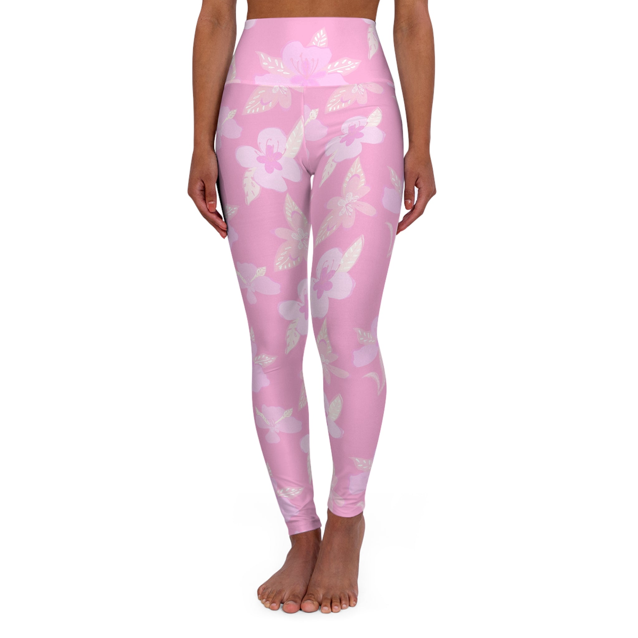 High Waisted Yoga Leggings (AOP)