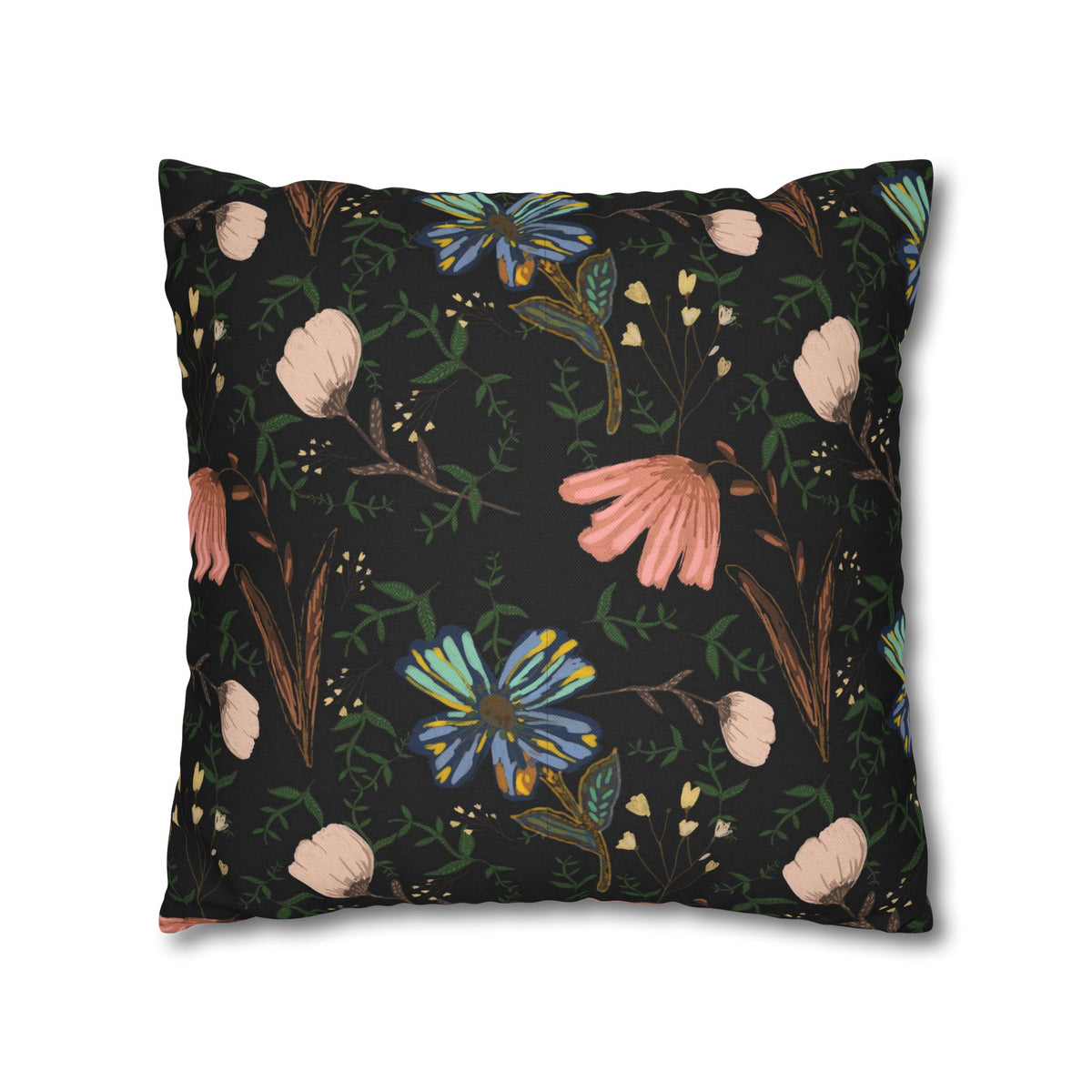 Spun Polyester Square Pillowcase