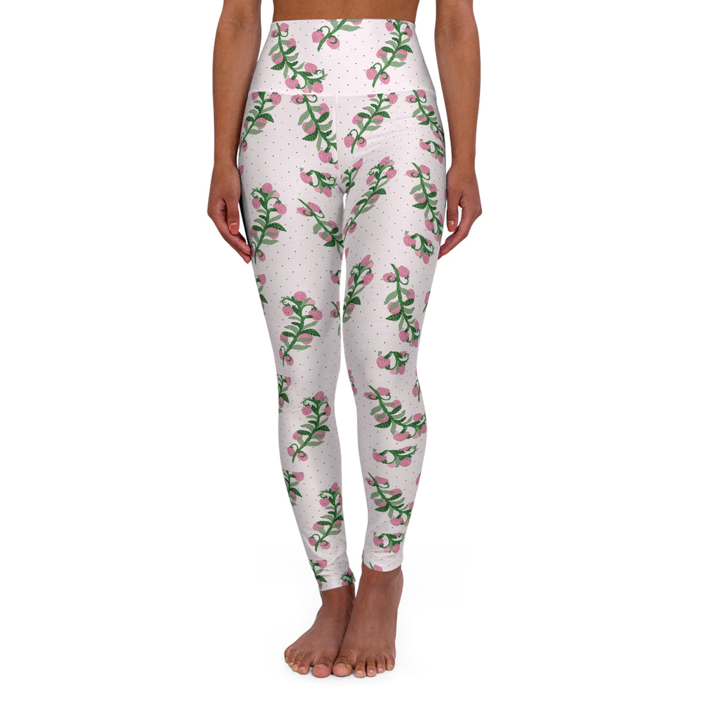 High Waisted Yoga Leggings (AOP)
