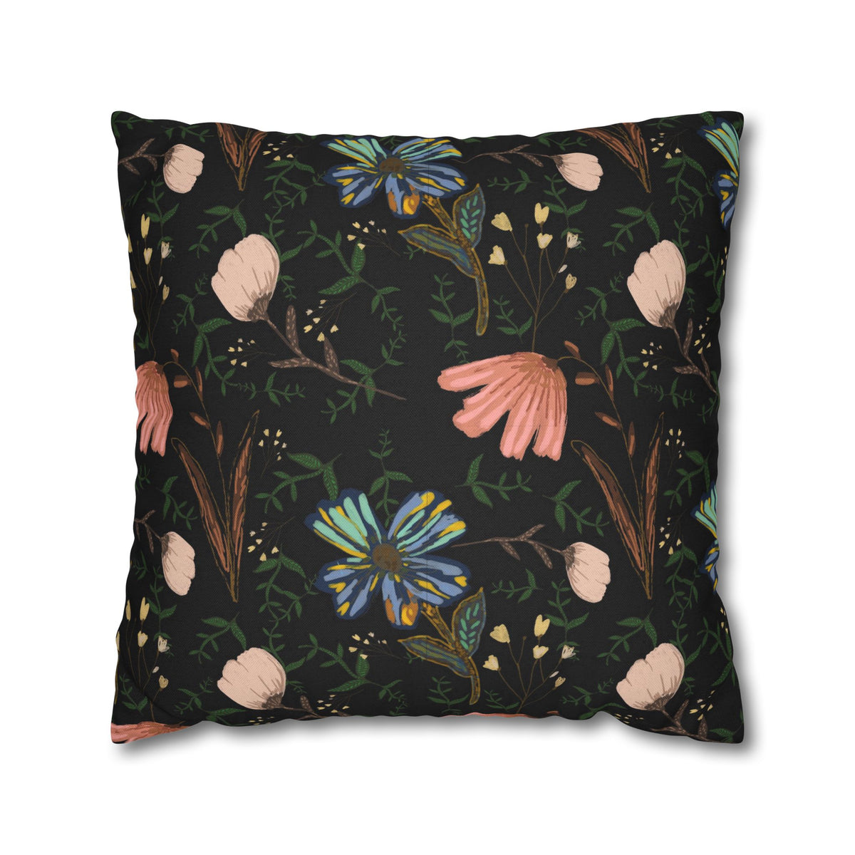 Spun Polyester Square Pillowcase