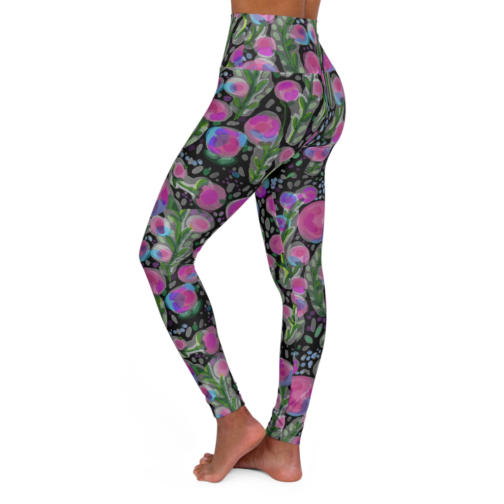 High Waisted Yoga Leggings (AOP)