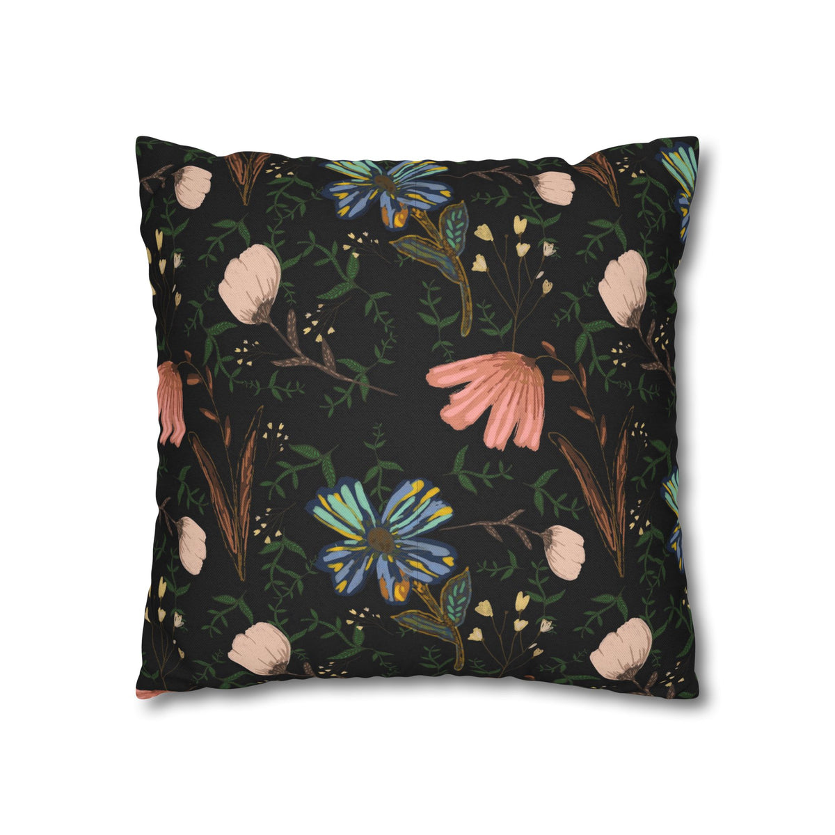 Spun Polyester Square Pillowcase