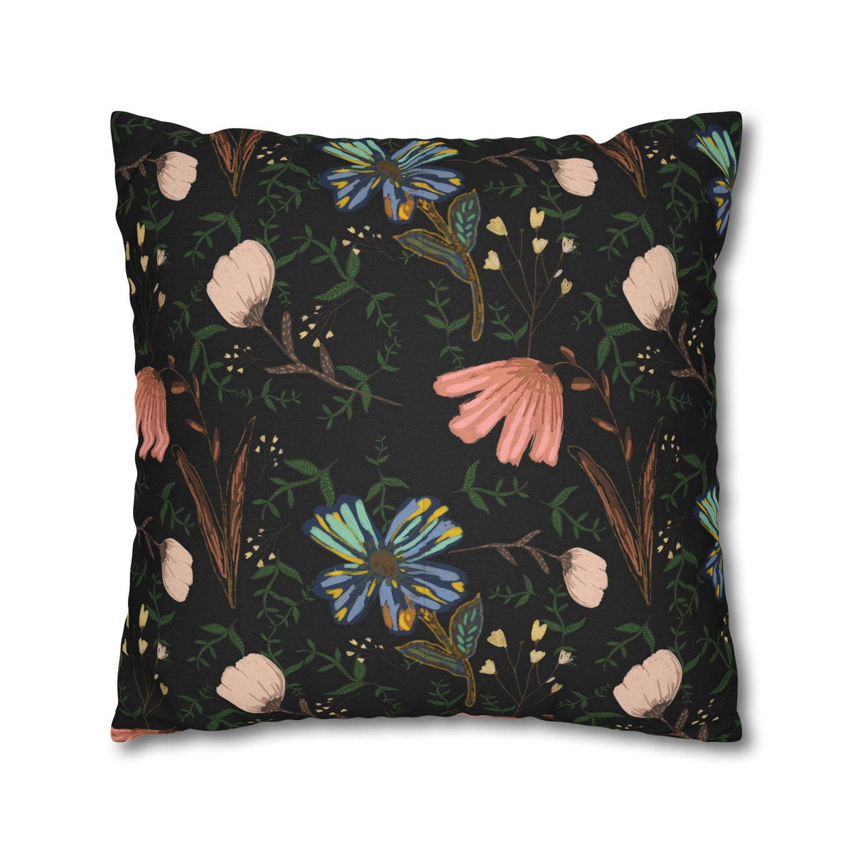 Spun Polyester Square Pillowcase