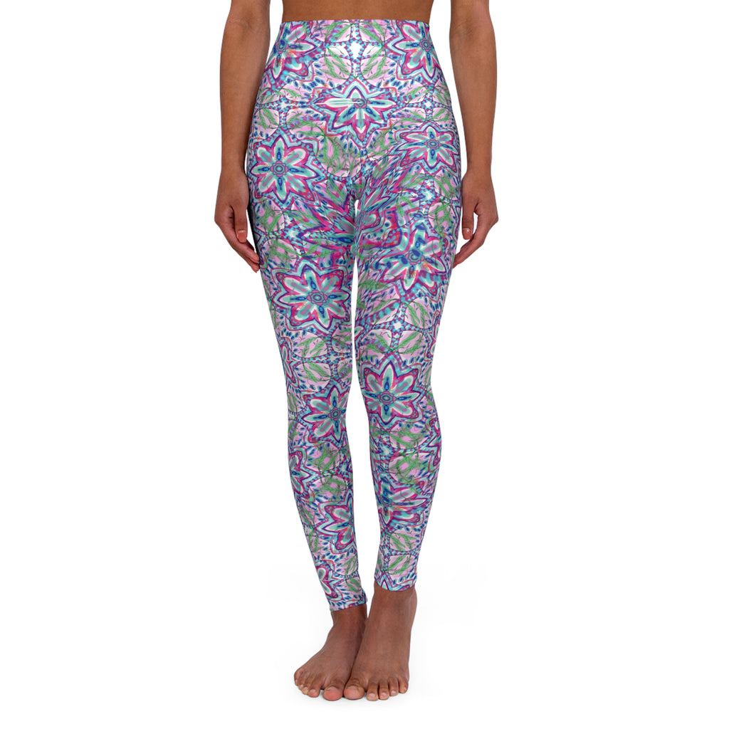 High Waisted Yoga Leggings (AOP)